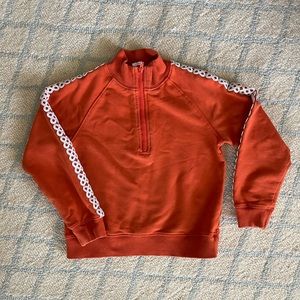 Janie and Jack orange sweatshirt